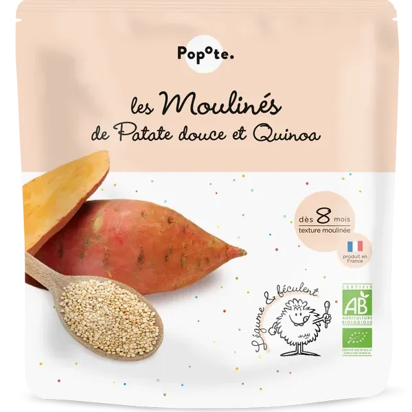 Les Moulinés Patate Douce Quinoa - POPOTE - 180g