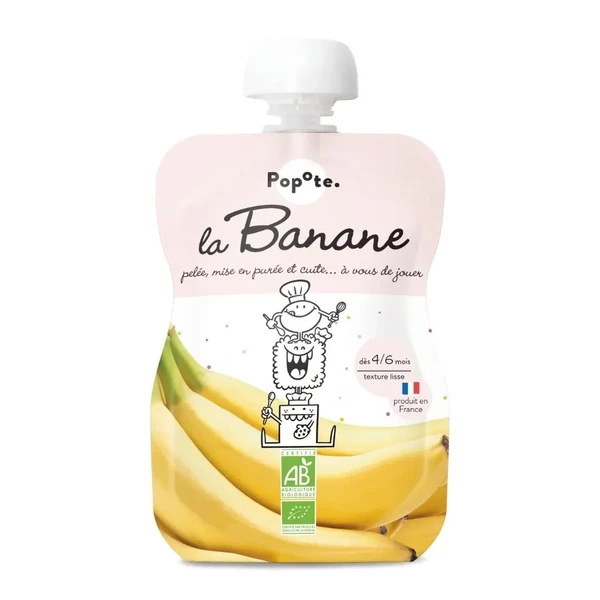 Gourde Banane BIO - POPOTE - 120g