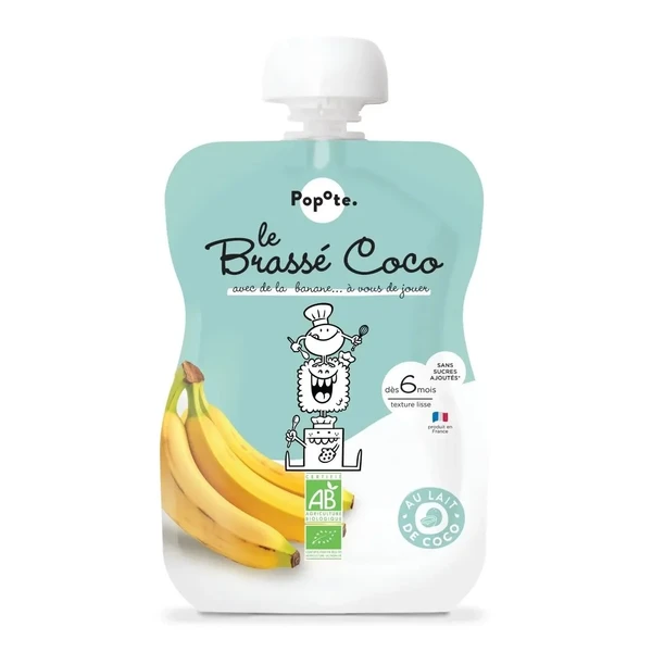 Gourde Brassé Coco-Banane - POPOTE - 100g