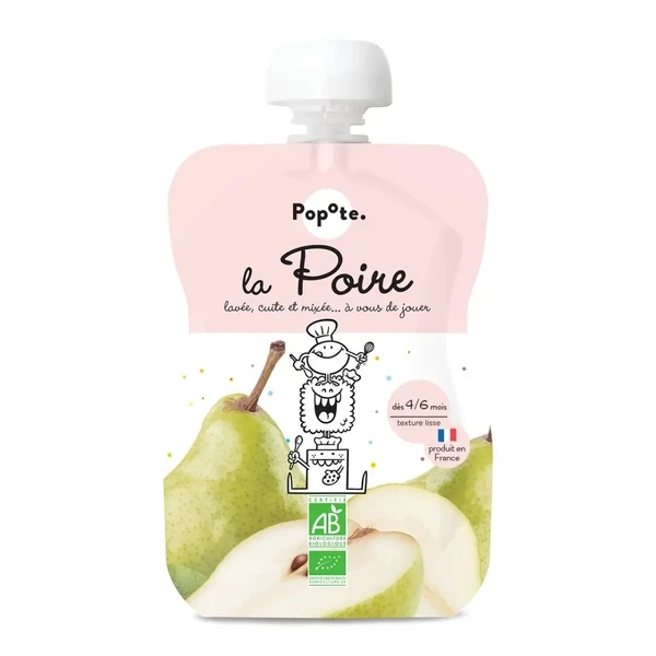 Gourde Poire BIO - POPOTE - 120g
