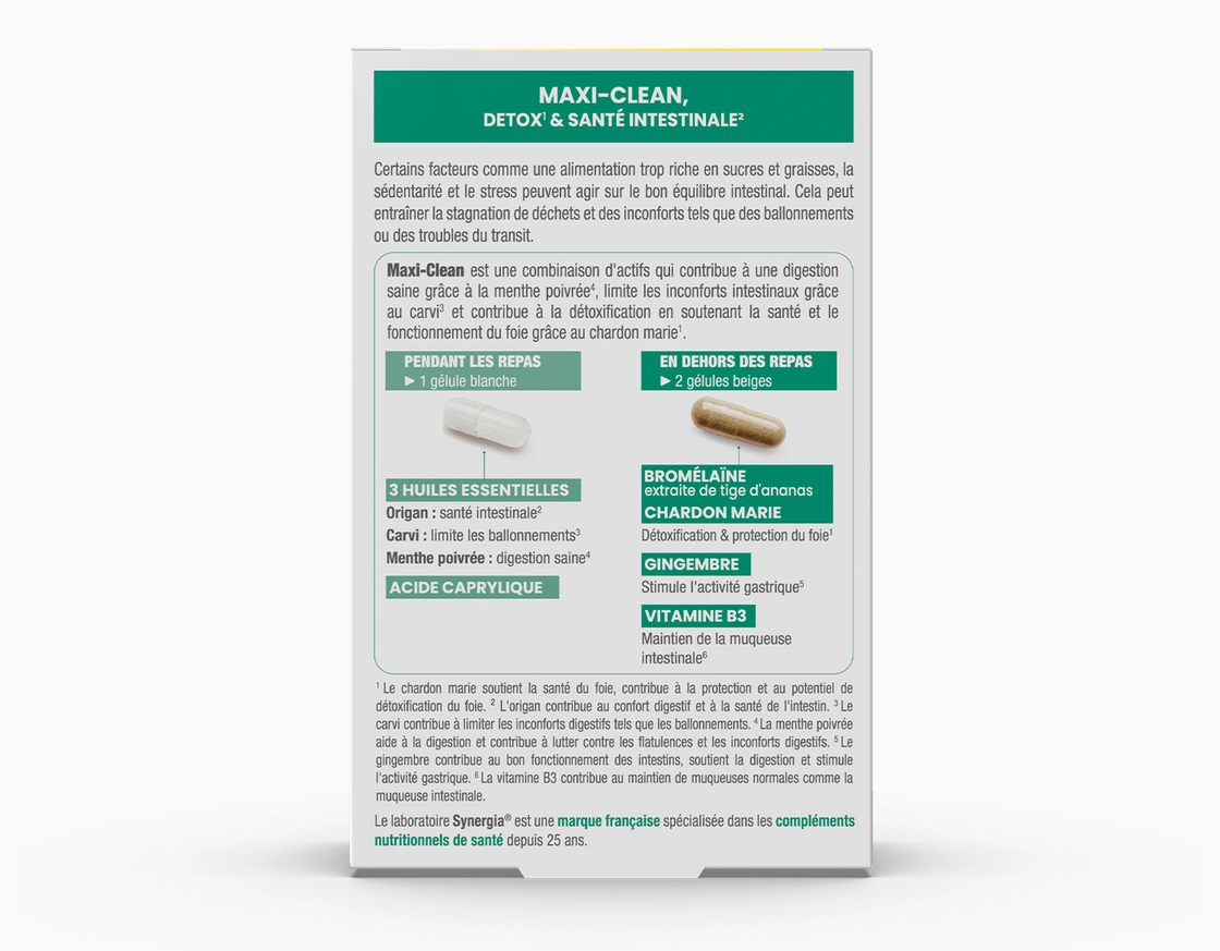 Maxi-Clean DÉTOX & SANTÉ INTESTINALE – Image 3